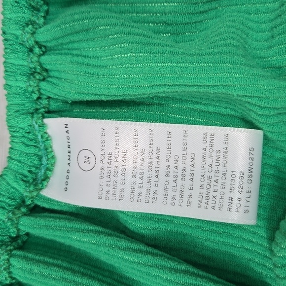 NWT Good American Women Summer Green Side Tiny Ties swim bottom sz 3/4 L/XL - Picture 5 of 10